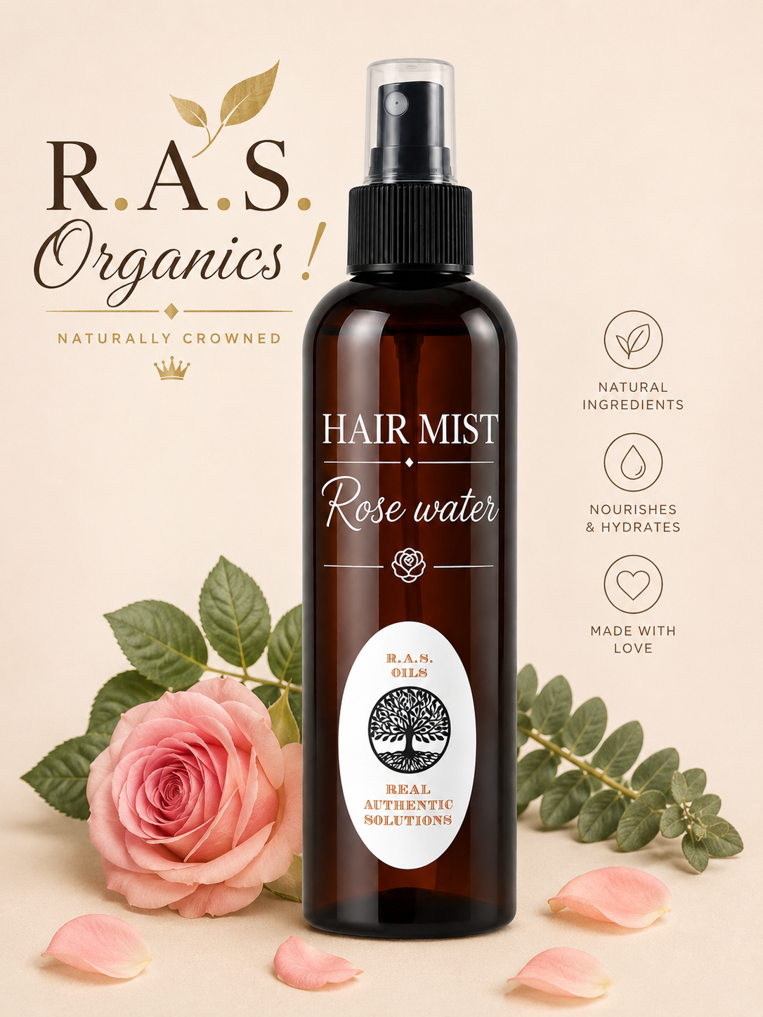 Rose water Hair/Loc Mist