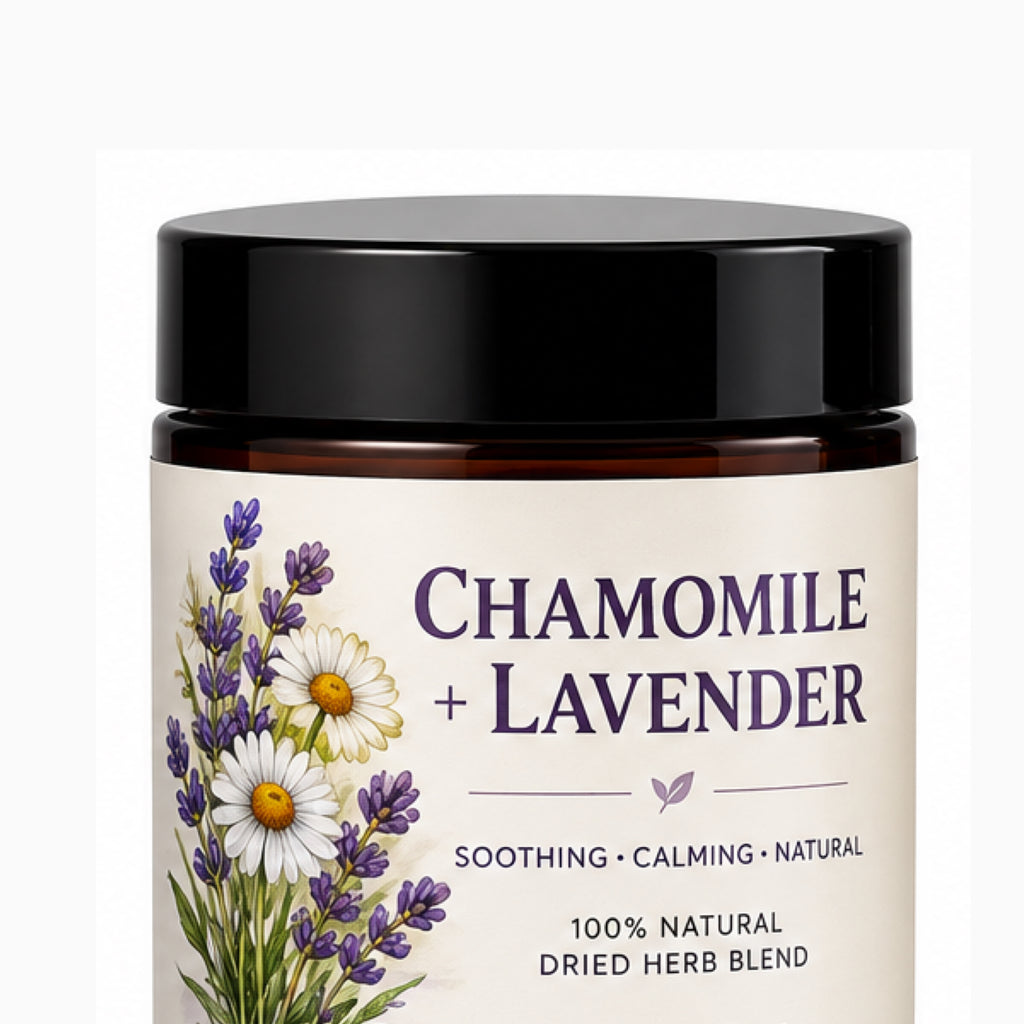 Chamomile and lavender tea